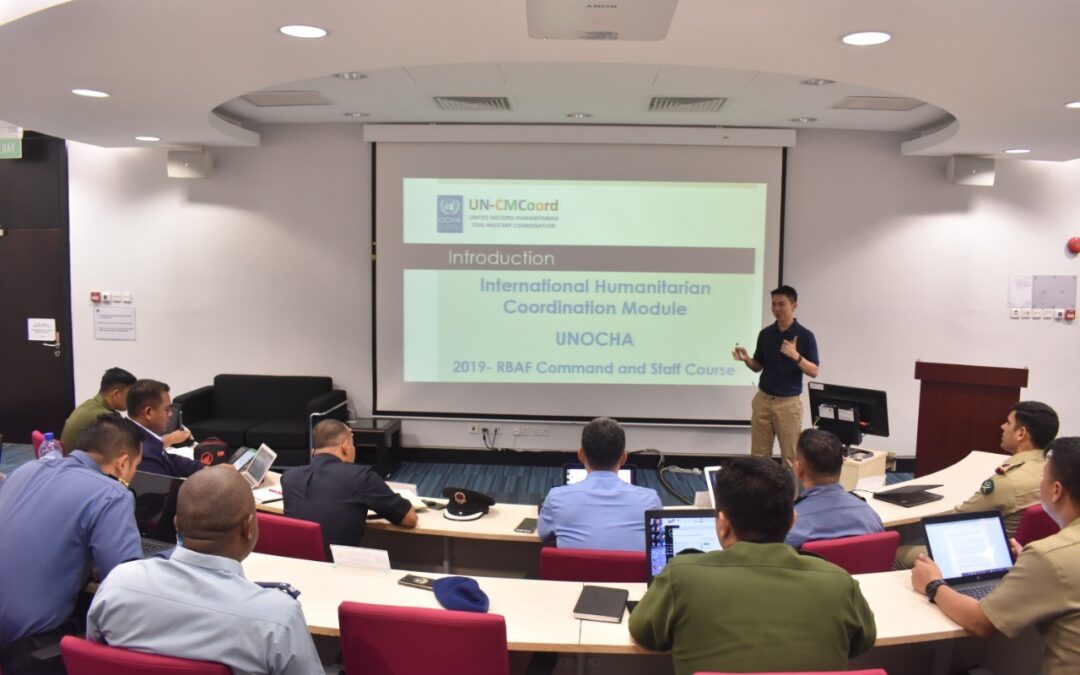 UN OCHA AND RHCC DELIVER LECTURES TO CSC 9