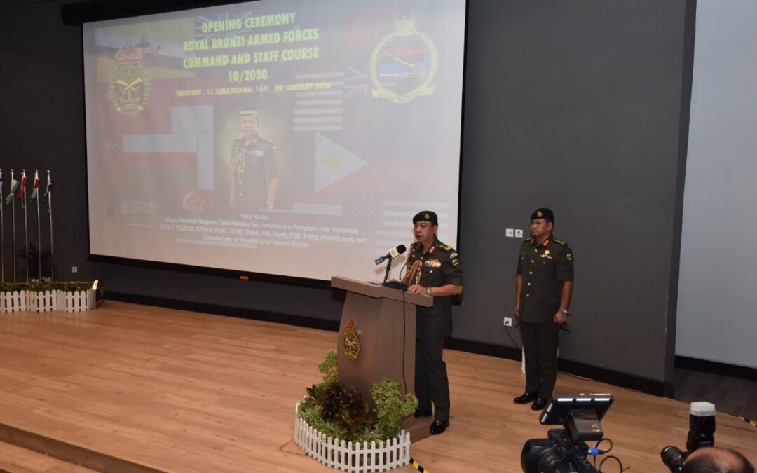 THE OPENING CEREMONY OF 10TH COMMAND AND STAFF COURSE